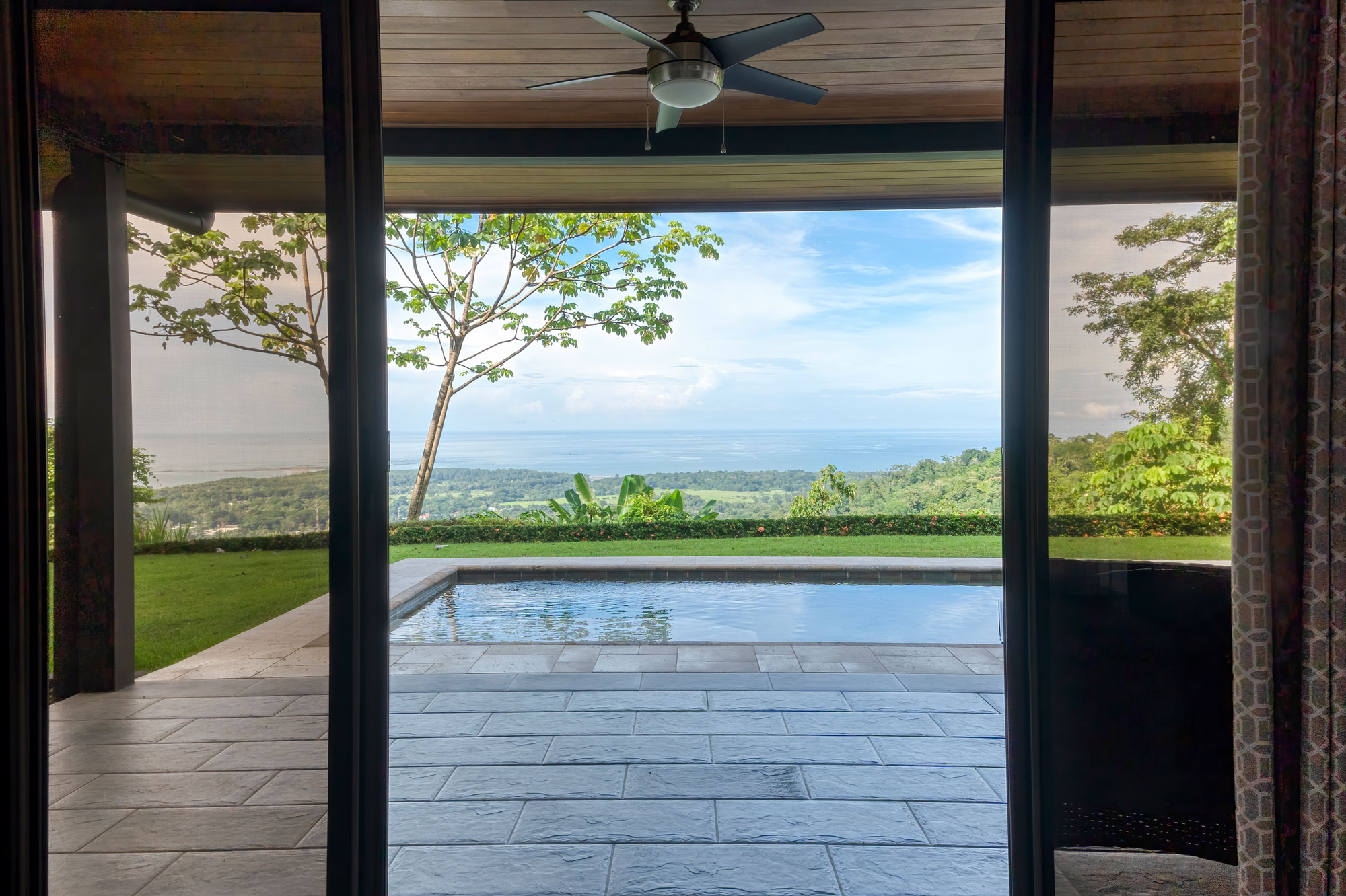 Stunning views of Costa Rica and the ocean from the Catarata (Waterfall) Suite.